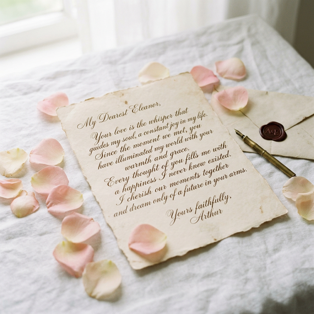 Love letter decoration